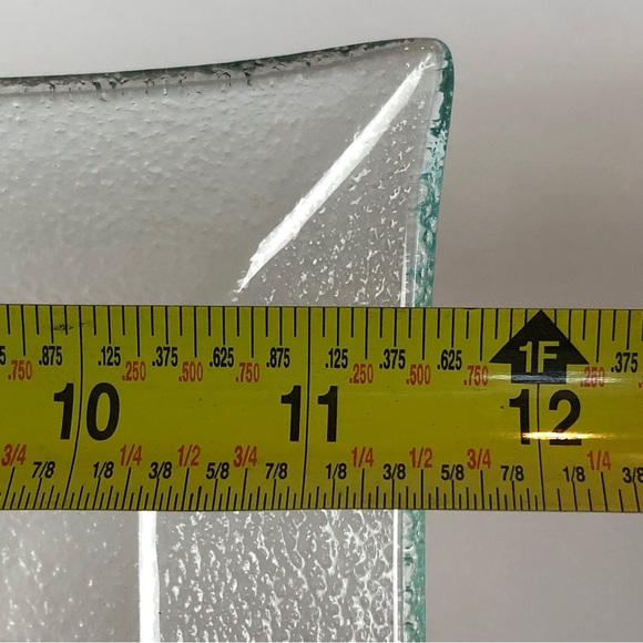 Tag Glass Serving Tray Dish Spreader Fuse Texture Halloween Thanksgiving Dessert - Picture 6 of 9